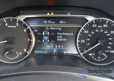 2025 Nissan Altima Sv Awd from USA, damaged, VIN 1N4BL4DW3SN326845